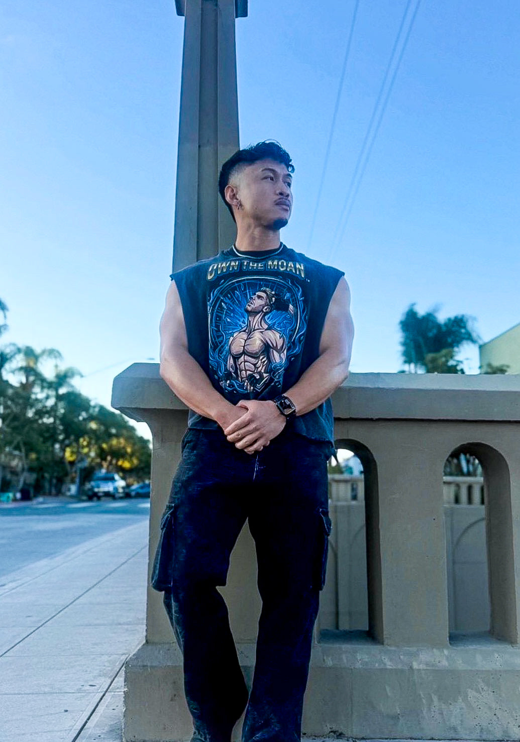 "OWN THE MOAN" Custom Cropped Cutoff