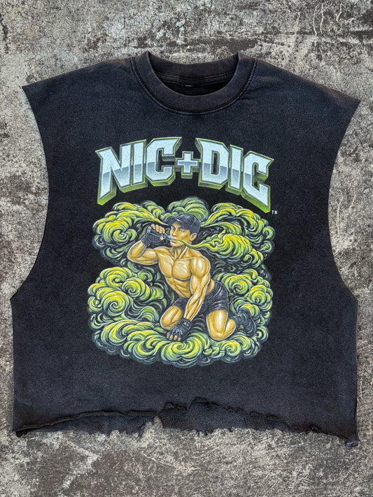 "NIC + DIC" Custom Cropped Cutoff