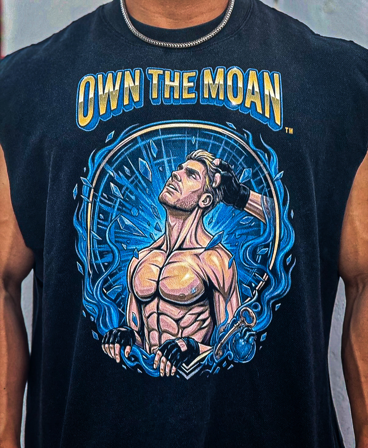 "OWN THE MOAN" Custom Cropped Cutoff